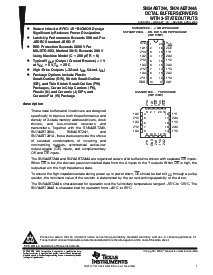 浏览型号SN74ABT244ADWE4的Datasheet PDF文件第1页