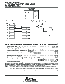 浏览型号SN74LVT573DWE4的Datasheet PDF文件第2页