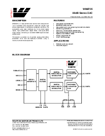 浏览型号WM8725ED的Datasheet PDF文件第1页