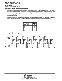 浏览型号SN74LV273ADWRE4的Datasheet PDF文件第2页