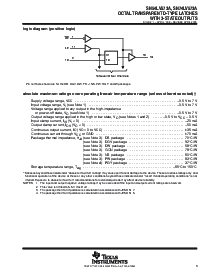 浏览型号SN74LV573ADWRE4的Datasheet PDF文件第3页