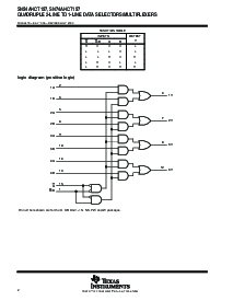浏览型号SN74AHCT157PWRE4的Datasheet PDF文件第2页