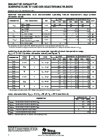 浏览型号SN74AHCT157PWRE4的Datasheet PDF文件第4页