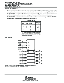 浏览型号SN74LVT543PWRE4的Datasheet PDF文件第2页