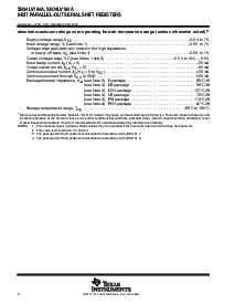 浏览型号SN74LV164APWRG4的Datasheet PDF文件第4页