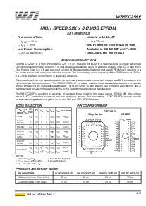 浏览型号WS57C256F-55D的Datasheet PDF文件第1页