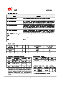 浏览型号WS62256的Datasheet PDF文件第2页