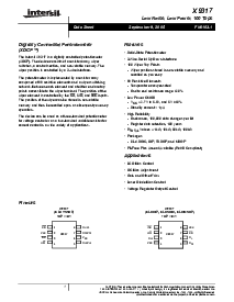 浏览型号X9317WV8I-2.7的Datasheet PDF文件第1页