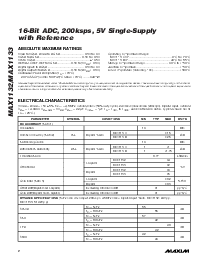 浏览型号MAX1132BCAP的Datasheet PDF文件第2页