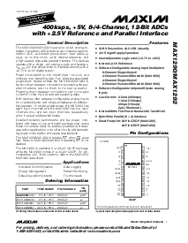 浏览型号MAX1290ACEI的Datasheet PDF文件第1页
