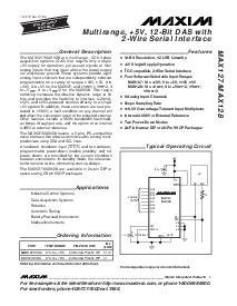 浏览型号MAX127BCAI的Datasheet PDF文件第1页