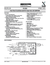 浏览型号X1228S14的Datasheet PDF文件第1页