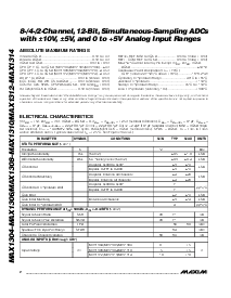 浏览型号MAX1304ECM的Datasheet PDF文件第2页