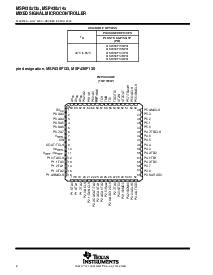 浏览型号MSP430X13X的Datasheet PDF文件第2页