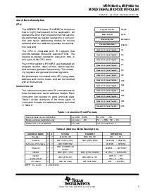 浏览型号MSP430X13X的Datasheet PDF文件第7页