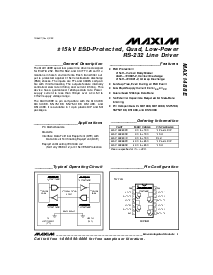 浏览型号MAX1488ECPD的Datasheet PDF文件第1页