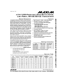 浏览型号MAX1487ECSA的Datasheet PDF文件第1页