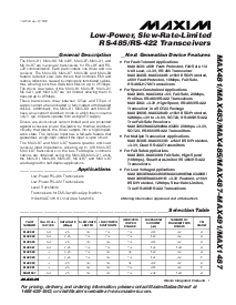 浏览型号MAX1487CPA的Datasheet PDF文件第1页