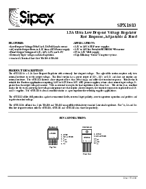 浏览型号SPX1583T的Datasheet PDF文件第1页