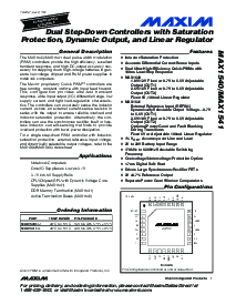浏览型号MAX1540ETJ的Datasheet PDF文件第1页