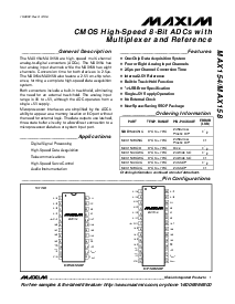 浏览型号MAX158BCWI的Datasheet PDF文件第1页