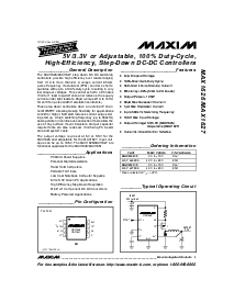 浏览型号MAX1627ESA的Datasheet PDF文件第1页