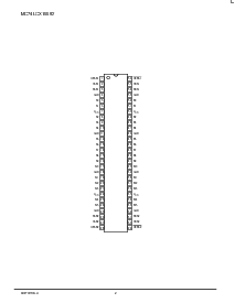 浏览型号MC74LCX16652DT的Datasheet PDF文件第2页