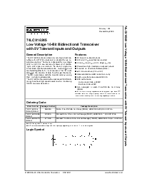 浏览型号74LCX16245MTDX的Datasheet PDF文件第1页