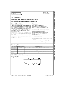 浏览型号74LCX16373MTDX的Datasheet PDF文件第1页