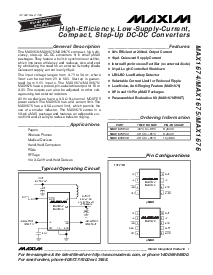 浏览型号MAX1676EUB的Datasheet PDF文件第1页