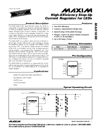 浏览型号MAX1698EUB的Datasheet PDF文件第1页