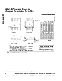 浏览型号MAX1698EUB的Datasheet PDF文件第8页