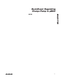 浏览型号MAX1759EUB的Datasheet PDF文件第11页