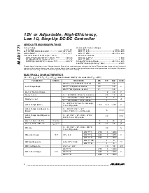 浏览型号MAX1771CPA的Datasheet PDF文件第2页