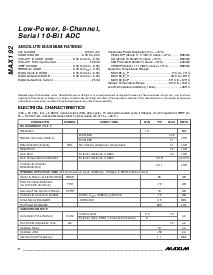 浏览型号MAX192BCAP的Datasheet PDF文件第2页