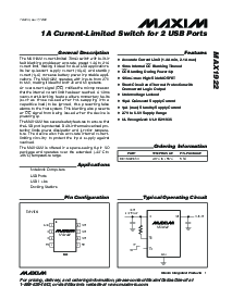 浏览型号MAX1922ESA的Datasheet PDF文件第1页