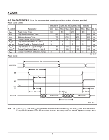 浏览型号X20C04DI-25的Datasheet PDF文件第6页