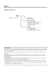 浏览型号X22C12P的Datasheet PDF文件第12页