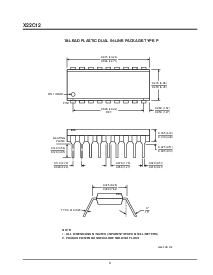 浏览型号X22C12P的Datasheet PDF文件第9页