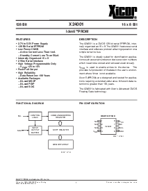 浏览型号X24001的Datasheet PDF文件第1页