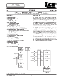 浏览型号X25080的Datasheet PDF文件第1页