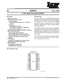 浏览型号X2804CP-20的Datasheet PDF文件第1页