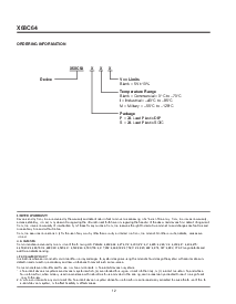 浏览型号X68C64SI的Datasheet PDF文件第12页