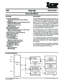 浏览型号X76F128XE的Datasheet PDF文件第1页