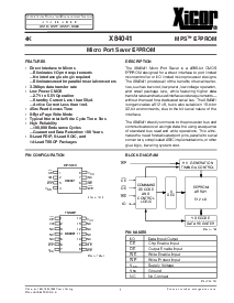 浏览型号X84041的Datasheet PDF文件第1页