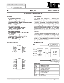 浏览型号X84041SI-3的Datasheet PDF文件第1页