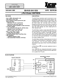 浏览型号X84129S14的Datasheet PDF文件第1页