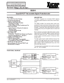 浏览型号X9241YV的Datasheet PDF文件第1页