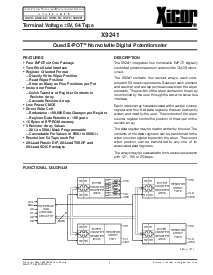 浏览型号X9241UP的Datasheet PDF文件第1页