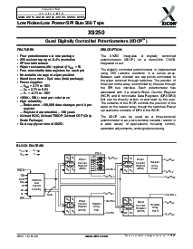 浏览型号X9250US24的Datasheet PDF文件第1页